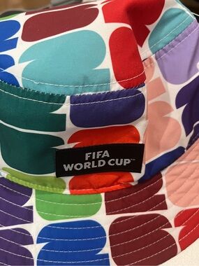 FIFA World Cup Multicolor Pattern Bucket Hat